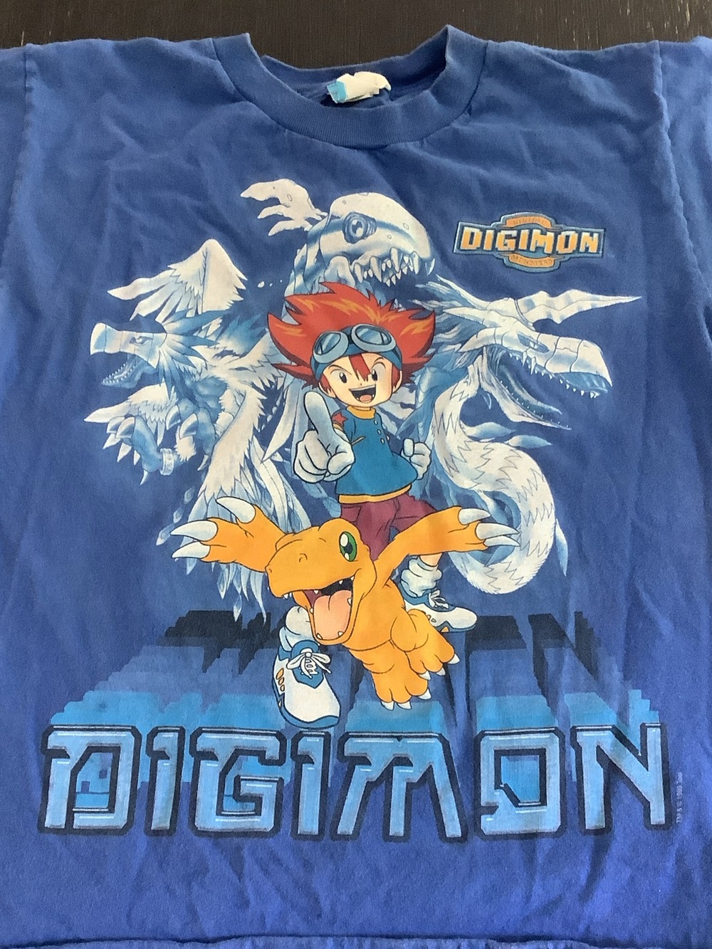 Vintage 2000 Digimon Boys Large T-Shirt